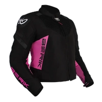 BERIK 4 SEASONS LADIES TEXTILE JACKET BLACK PINK