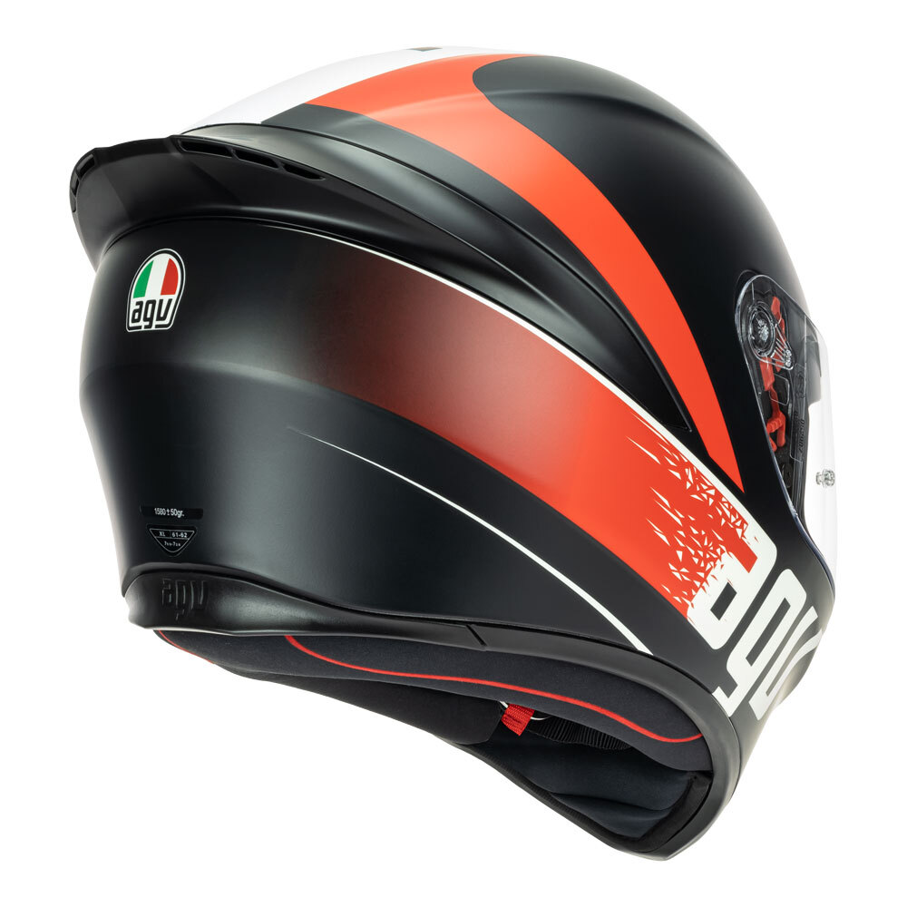 AGV K-3 SV Warmup Black/Red