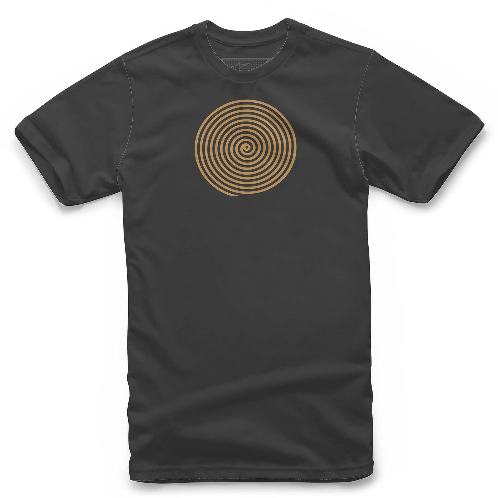 ALPINESTARS OSCAR SPIRAL TEE BLACK MUSTARD