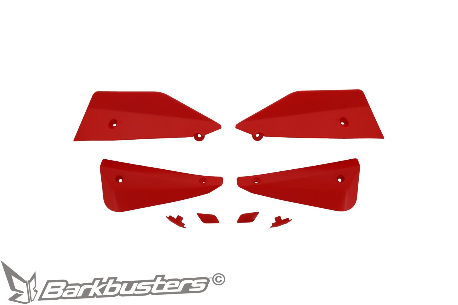 Barkbusters Spare Parts - Sabre Deflector & Plug Set - Red