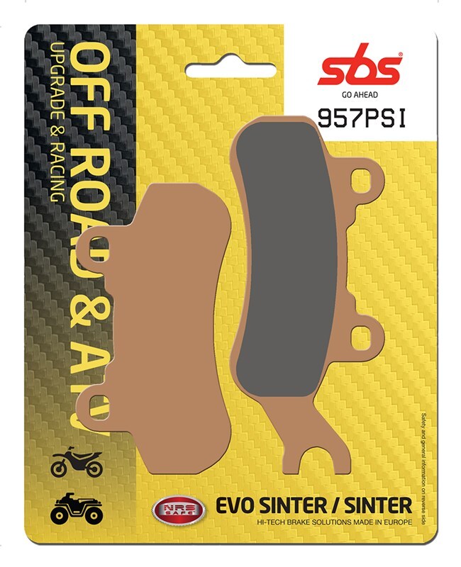 Sbs 957psi Frontrear Pads Evo Sinter Atv Race Can Am 4778