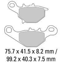 FERODO BRAKE DISC PAD SET - FDB2133 EF ECO FRICTION COMPOUND