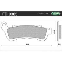 NEWFREN BRAKE PADS - FD0385-BT TOURING ORGANIC   