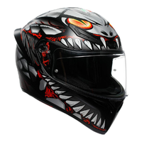 AGV K1 S LYZARD BLACK GREY RED