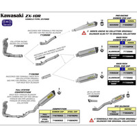 ARROW FULL RACE SYSTEM - COMPETITION WITH RACE-TECH TITANIUM SILENCER KAWASAKI ZX-10R '08-10