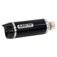 ARROW SILENCER - STREET THUNDER ALUMINIUM DARK WITH CARBON END CAP - YAMAHA MT-07