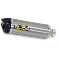 ARROW SILENCER - RACE-TECH ALUMINIUM WITH CARBON END CAP - KAWASAKI NINJA 650 & VERSYS 650 & Z650