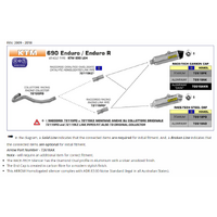 ARROW SILENCER - RACE-TECH ALUMINIUM WITH CARBON END CAP - KTM 690 ENDURO R '09-18