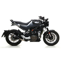 ARROW SILENCER - PRO-RACE NICHROM DARK WITH STEEL END CAP - HUSQVARNA SVARTPILEN & VITPILEN 401 '20-