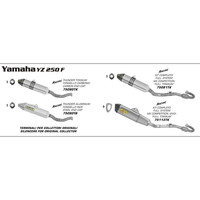 ARROW FULL SYSTEM - MX COMPETITION TITANIUM WITH CARBON END CAP - YAMAHA YZ250F '10-13