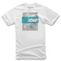 ALPINESTARS SONIC TEE WHITE BLUE