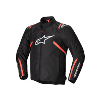 ALPINESTARS T-SPS V2 WATERPROOF JACKET BLACK FLURO RED