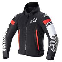 ALPINESTARS ZACA AIR JACKET BLACK WHITE FLURO RED S