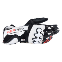 ALPINESTARS GP PRO R4 GLOVES BLACK WHITE