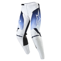 ALPINESTARS 2024 RACER HOEN PANTS WHITE DARK NAVY LIGHT BLUE