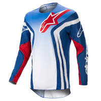 ALPINESTARS 2023 RACER SEMI JERSEY BLUE HOT ORANGE