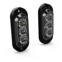 DENALI T3 FRONT TURN SIGNAL / DRL PODS WHITE/AMBER - PAIR