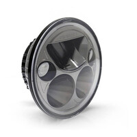 DENALI M5 E-MARK LED HEADLIGHT MODULE 5.75in ROUND - BLACK CHROME