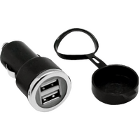 MOTORCYCLE SPECIALTIES CAPPED TWIN USB PLUG - EPS4