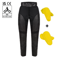 MotoGirl Fiona Leather Trousers Black