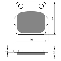 GOLDfren K5 Off-Road Racing  Brake Pads - GF077K5