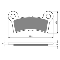 GOLDfren S3 Sintered Sports  Brake Pads - GF354S3