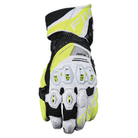 FIVE RFX-1 EVO GLOVES WHITE FLURO YELLOW