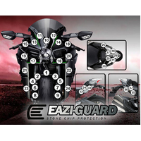 EAZI-GUARD PAINT PROTECTION FILM - KAWASAKI NINJA H2  GLOSS