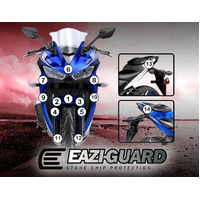 EAZI-GUARD PAINT PROTECTION FILM - YAMAHA YZF-R3 2015 - 2018  MATTE