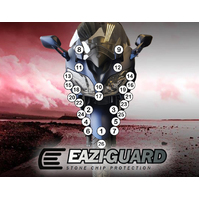 EAZI-GUARD PAINT PROTECTION FILM - YAMAHA FJR1300AE/AS  MATTE