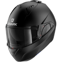 SHARK EVO ES BLANK MODULAR HELMET MATT BLACK