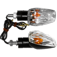 MOTORCYCLE SPECIALTIES CUBIC MINI INDICATOR CLEAR LENS AMBER BULB - IU49LH