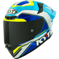 KYT TT REVO E06 GRAND PRIX WHITE BLUE