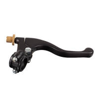 WHITES SHORTY BRAKE LEVER ASSEMBLY - HONDA - BLACK