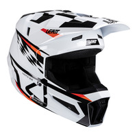 Leatt 2025 3.5 Junior Helmet Kit White