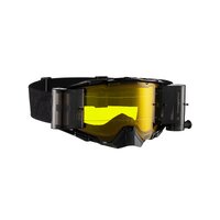 LEATT GOGGLE VELOCITY 6.5 ROLL-OFF BLACK GREY YELLOW LENS