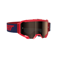 LEATT GOGGLE VELOCITY 4.5 IRIZ RED PLATINUM ULTRA CONTRAST LENS 28%