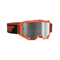 LEATT GOGGLE VELOCITY 4.5 NEON ORANGE LIGHT GREY LENS 58%