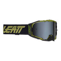 LEATT GOGGLE VELOCITY 6.5 DESERT SAND LIME PLATINUM ULTRA CONTRAST 28%