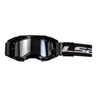 LS2 AURA PRO GOGGLE BLACK WITH IRIDIUM LENS