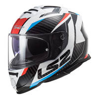 LS2 FF800 STORM II RACER WHITE BLUE RED