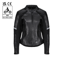 MOTOGIRL FIONA LEATHER JACKET BLACK