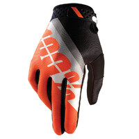 100% RIDEFIT SLANT GLOVES ORANGE