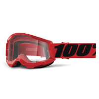 100% STRATA 2 YOUTH GOGGLE RED