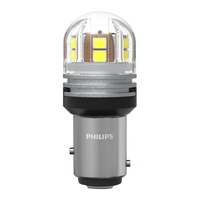 Philips LED Bulb P21/5W 11499 ST 12V CU70 White (Pair)