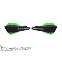 BARKBUSTERS SABRE MX/ENDURO HANDGUARD - BLACK GREEN (WITH WIND DEFLECTORS)