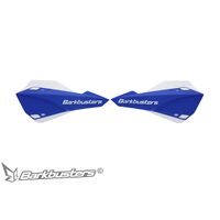 BARKBUSTERS SABRE MX/ENDURO HANDGUARD - BLUE WHITE (WITH WIND DEFLECTORS)