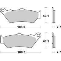 SBS 674HS FRONT PADS - SINTER STREET