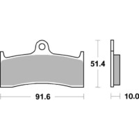 SBS 729DC FRONT PADS - DUAL CARBON RACE