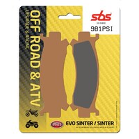 SBS 981PSI FRONT/REAR PADS - EVO SINTER ATV